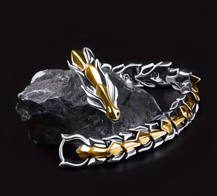 Bracelet dragon viking