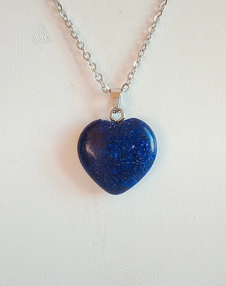 Cœur en lapis-lazuli